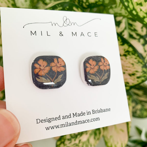 Lucy Polymer Clay Stud Earrings