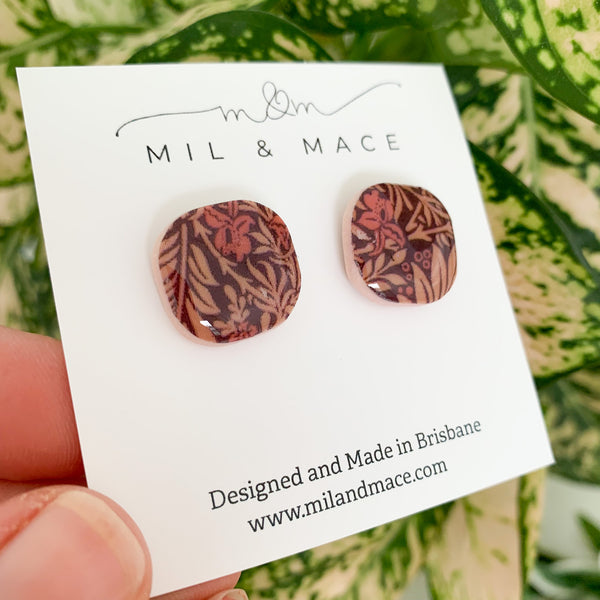 Lucy Polymer Clay Stud Earrings