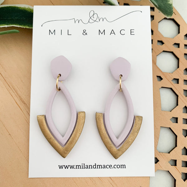 Lilly Polymer Clay Dangle Earrings