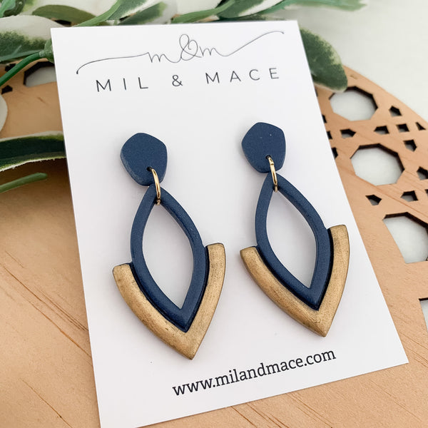 Lilly Polymer Clay Dangle Earrings