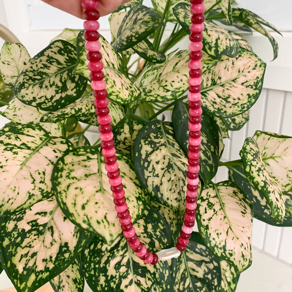 Gemstone Crystal Beaded Necklace