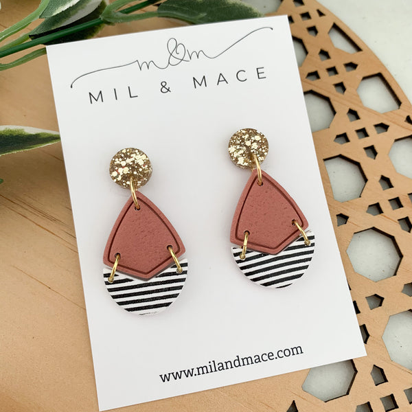 Emily Polymer Clay Dangle Earrings