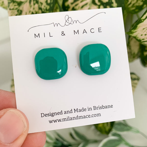 Lucy Polymer Clay Stud Earrings