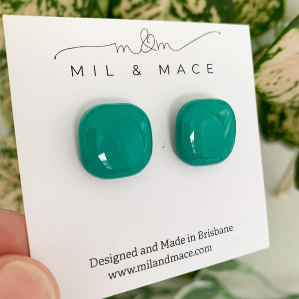 Lucy Polymer Clay Stud Earrings