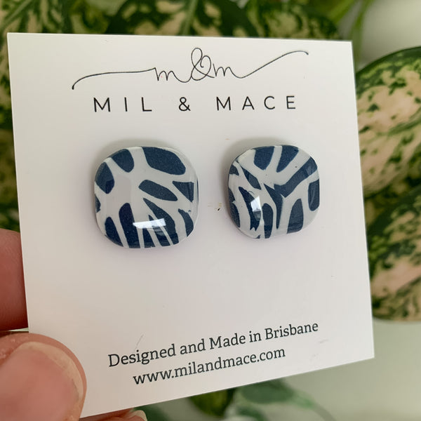 Lucy Polymer Clay Stud Earrings