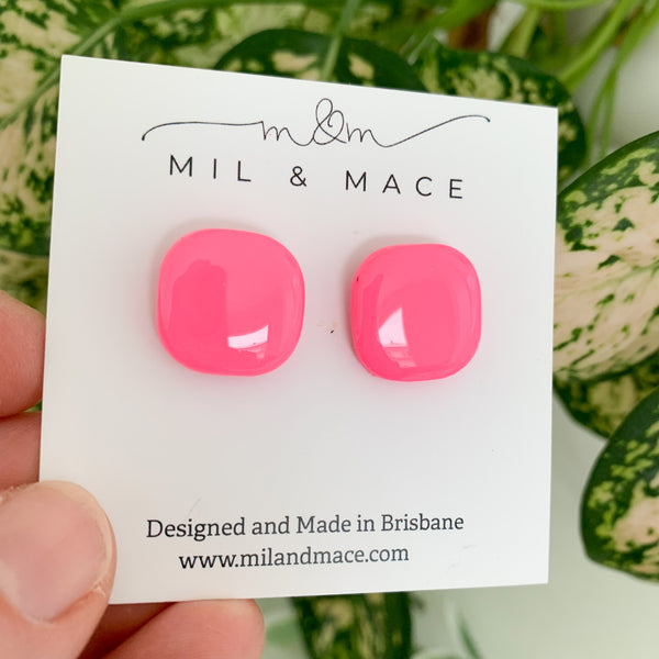 Lucy Polymer Clay Stud Earrings