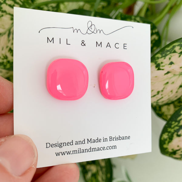 Lucy Polymer Clay Stud Earrings