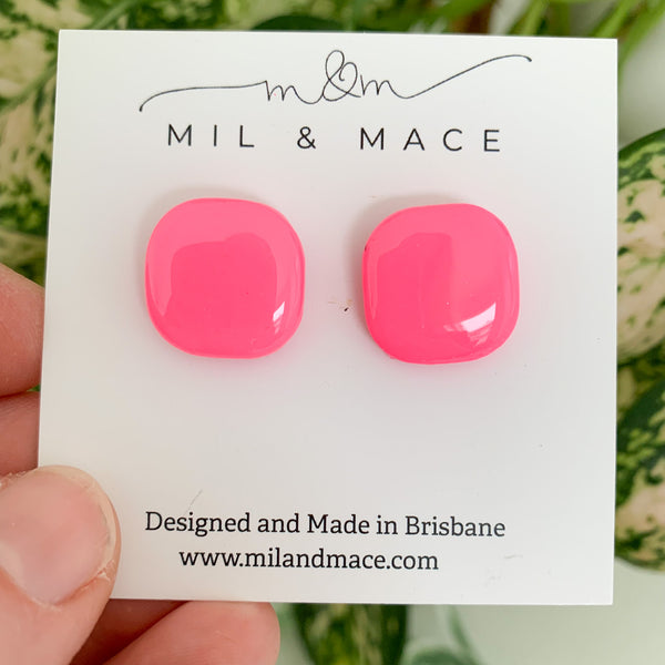 Lucy Polymer Clay Stud Earrings