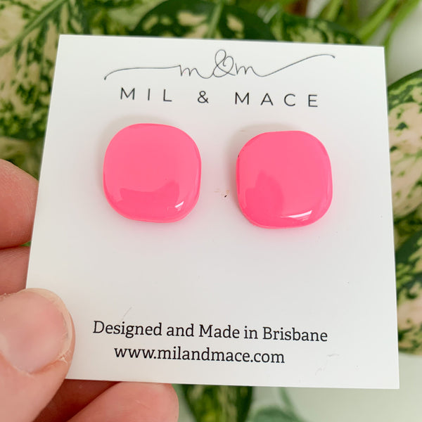 Lucy Polymer Clay Stud Earrings