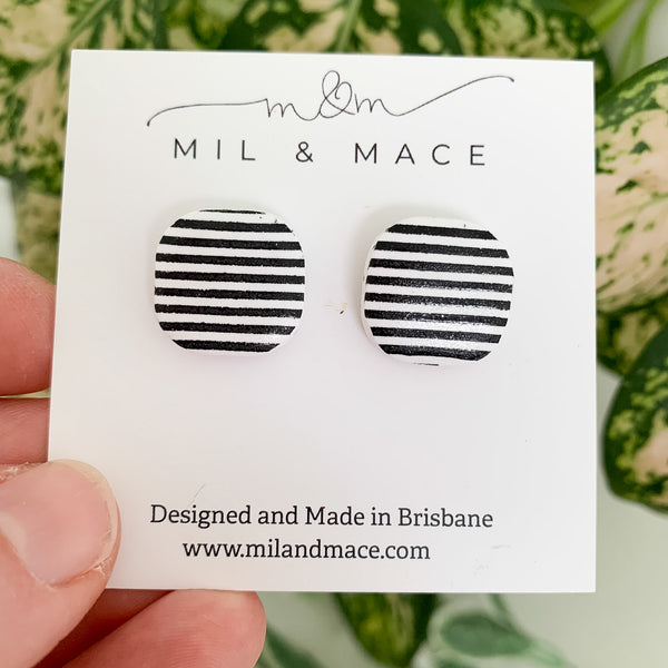 Lucy Polymer Clay Stud Earrings