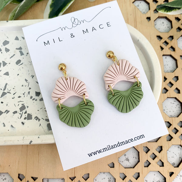 Petra Polymer Clay Dangle Earrings