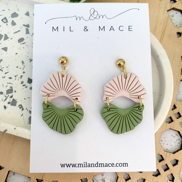 Petra Polymer Clay Dangle Earrings