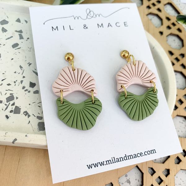 Petra Polymer Clay Dangle Earrings