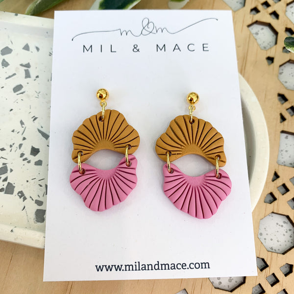 Petra Polymer Clay Dangle Earrings