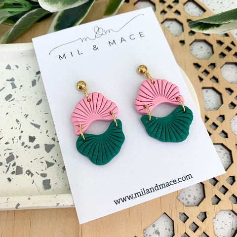 Petra Polymer Clay Dangle Earrings