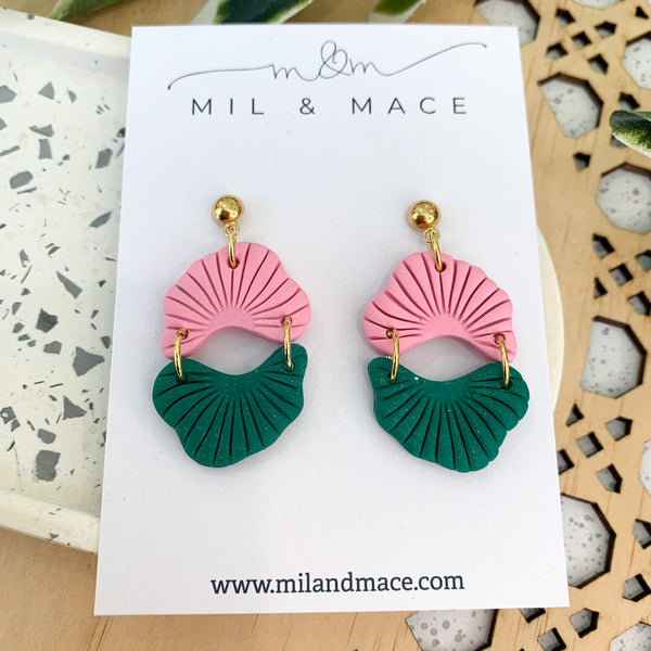 Petra Polymer Clay Dangle Earrings