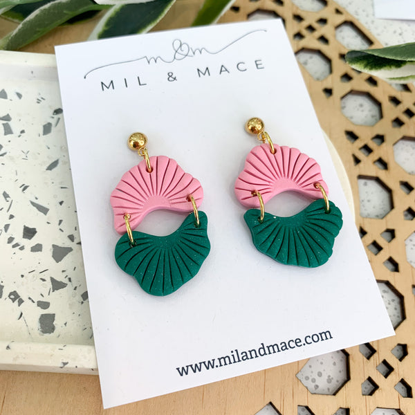 Petra Polymer Clay Dangle Earrings
