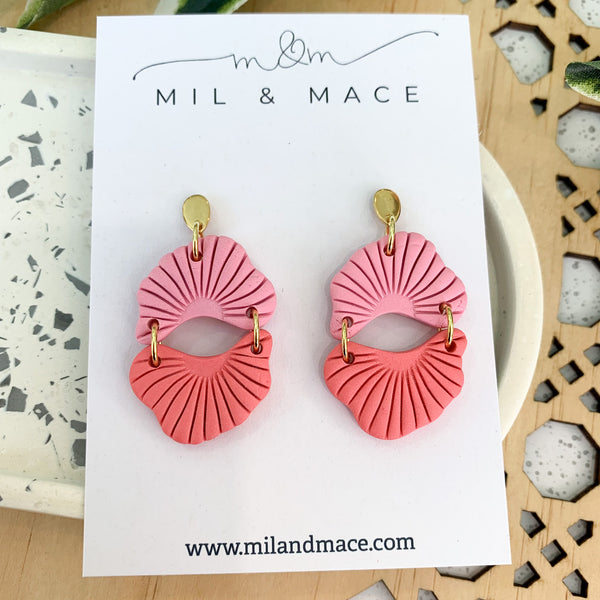 Petra Polymer Clay Dangle Earrings