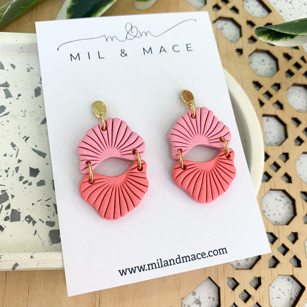 Petra Polymer Clay Dangle Earrings