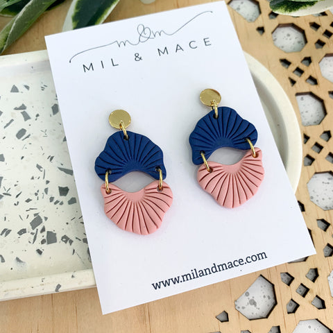Petra Polymer Clay Dangle Earrings