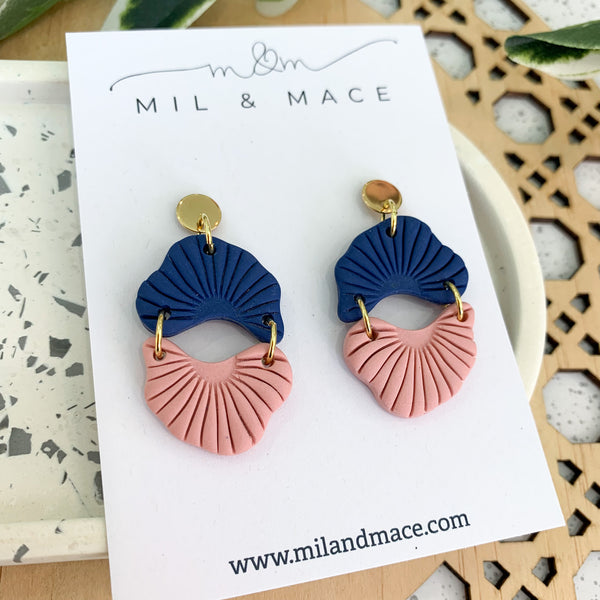 Petra Polymer Clay Dangle Earrings
