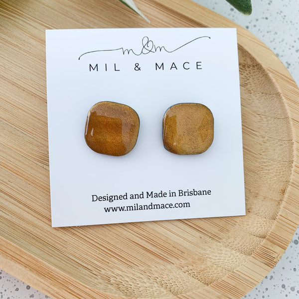 Lucy Polymer Clay Stud Earrings