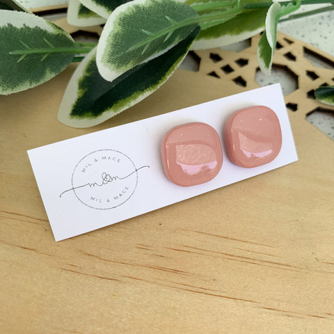 Lucy Polymer Clay Stud Earrings