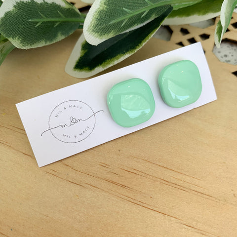 Lucy Polymer Clay Stud Earrings