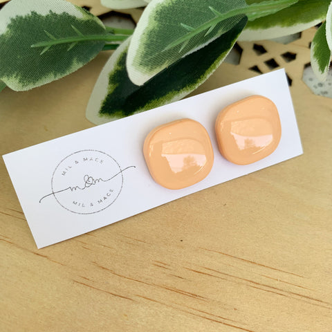 Lucy Polymer Clay Stud Earrings