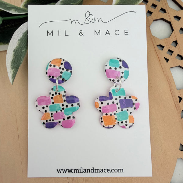 Block Yupo Dangle Earrings
