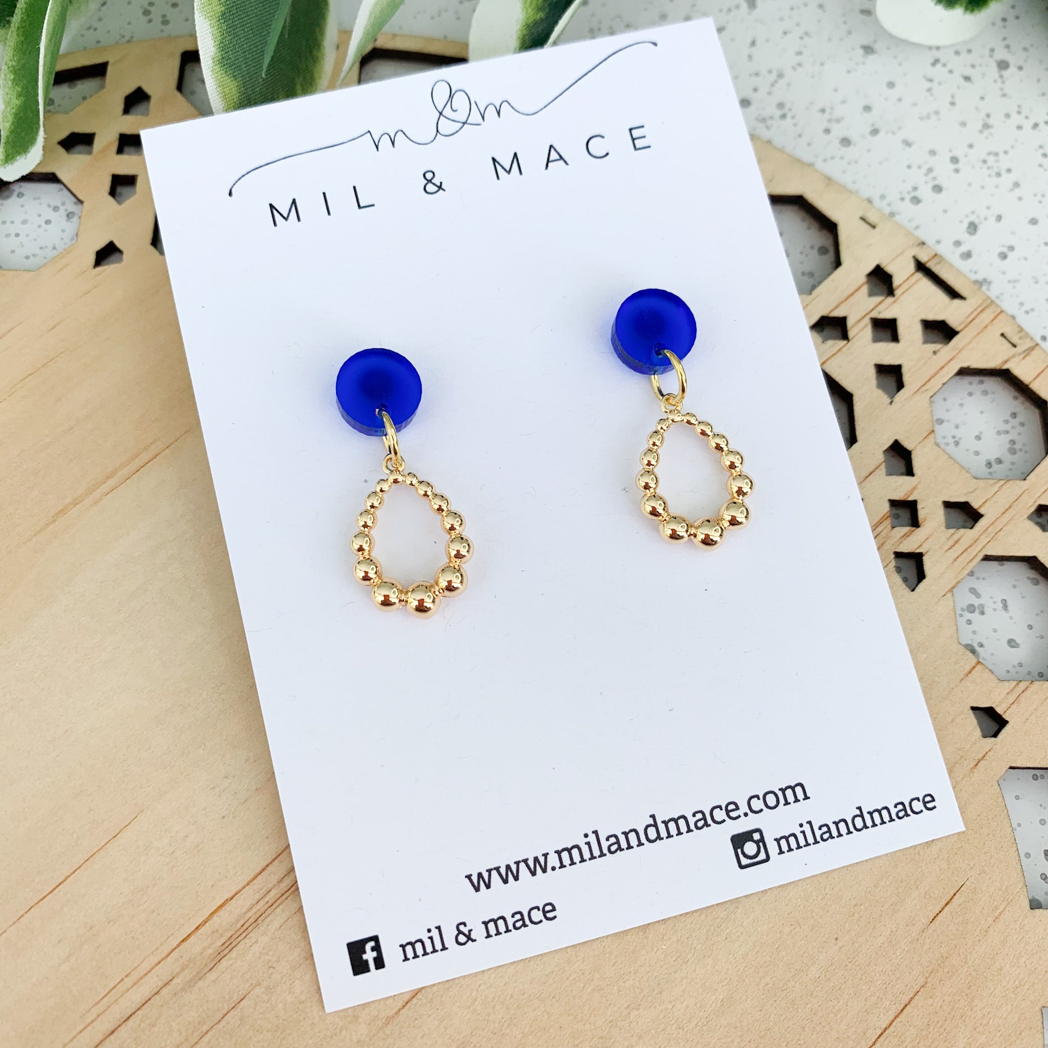 Goldie Teardrop Dangle Earrings