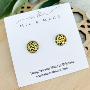 10 mm Mini Leopard Studs