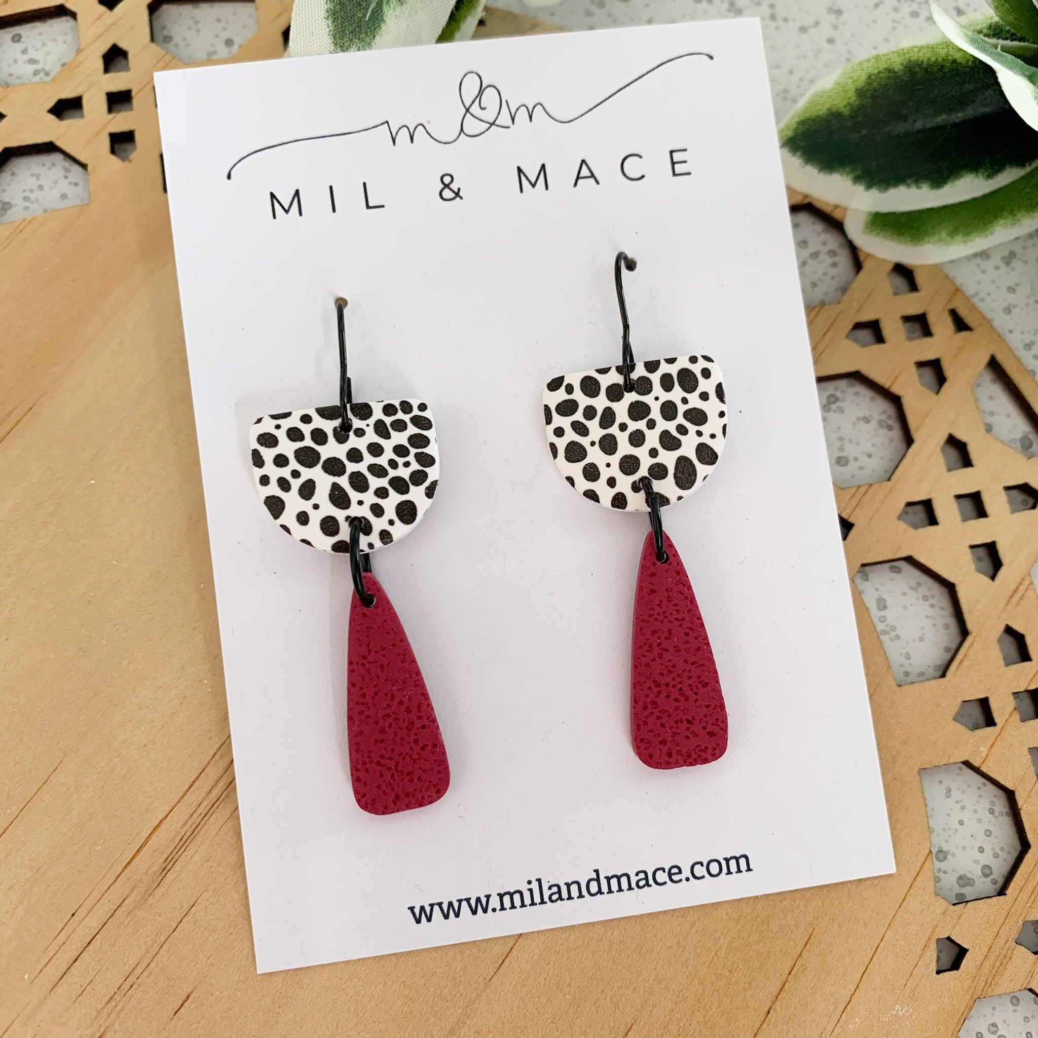 Colour Pop Polymer Clay Hook Dangle Earrings