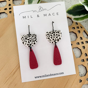 Colour Pop Polymer Clay Hook Dangle Earrings