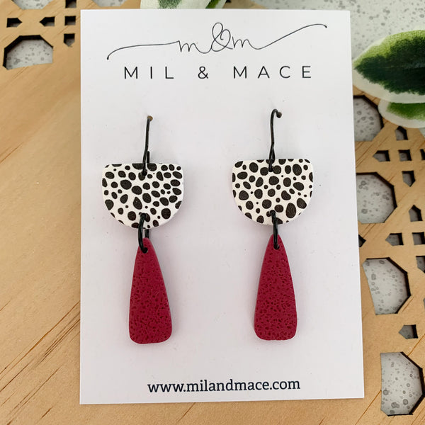 Colour Pop Polymer Clay Hook Dangle Earrings
