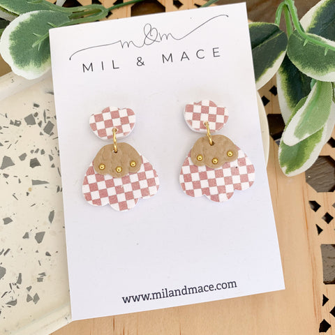 Elle Polymer Clay Dangle Earrings