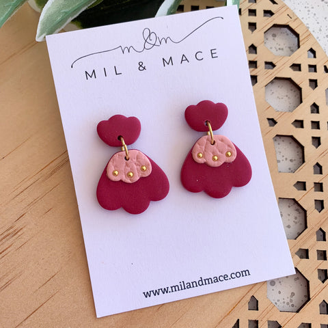 Elle Polymer Clay Dangle Earrings