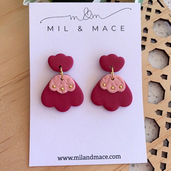 Elle Polymer Clay Dangle Earrings