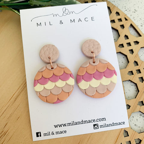 Pinata Pastels Polymer Clay Dangle Earrings
