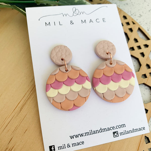 Pinata Pastels Polymer Clay Dangle Earrings
