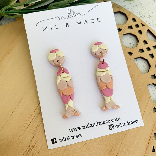 Pinata Pastels Polymer Clay Dangle Earrings
