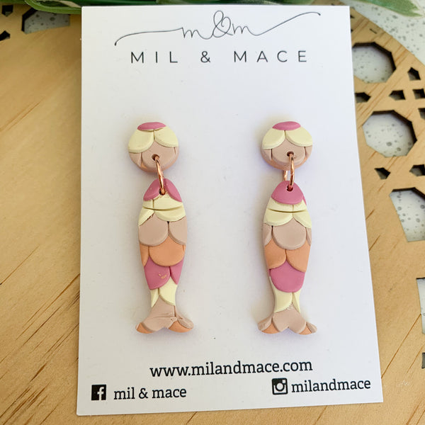 Pinata Pastels Polymer Clay Dangle Earrings