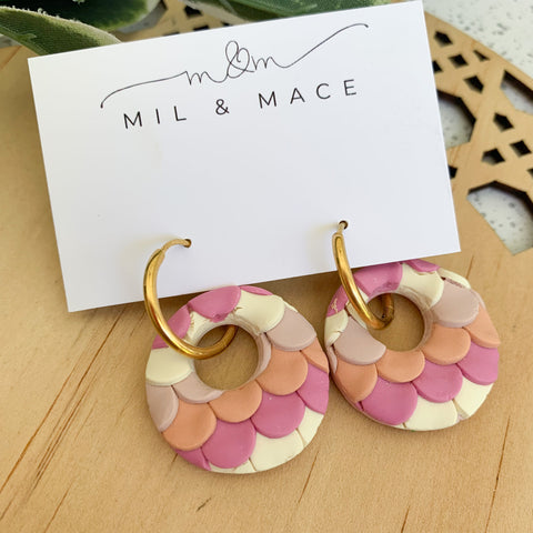Pinata Pastels Polymer Clay Dangle Earrings