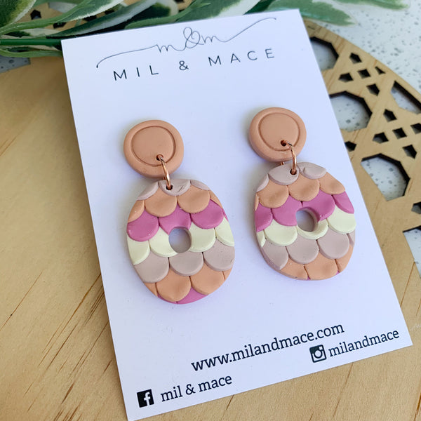 Pinata Pastels Polymer Clay Dangle Earrings