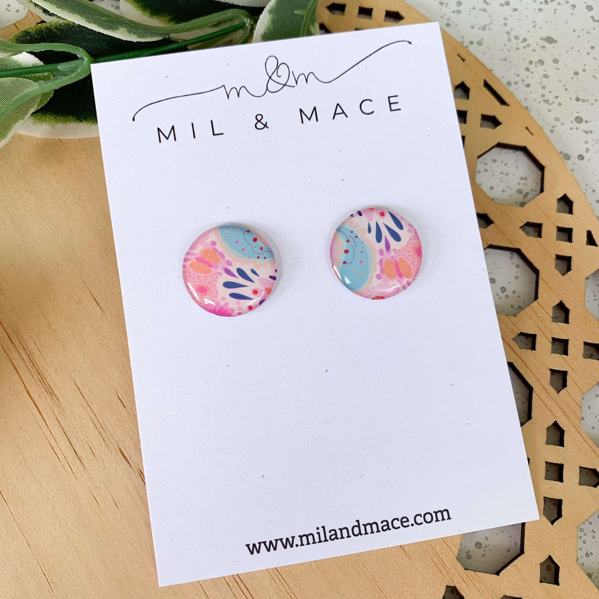 Flora Yupo Stud Earrings