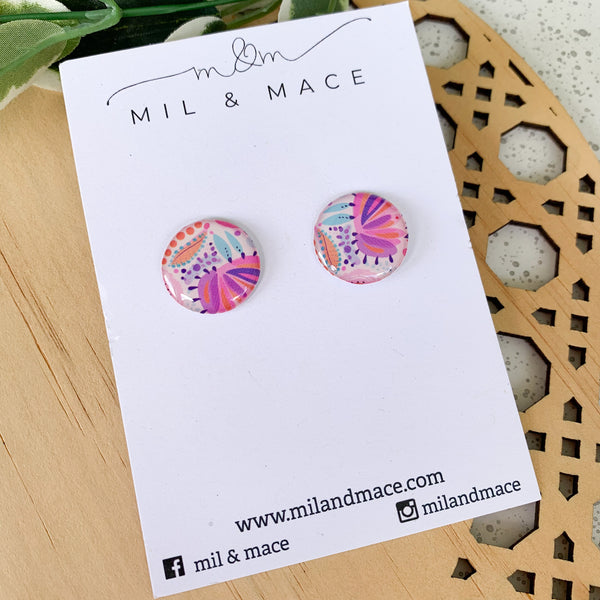 Flora Yupo Stud Earrings