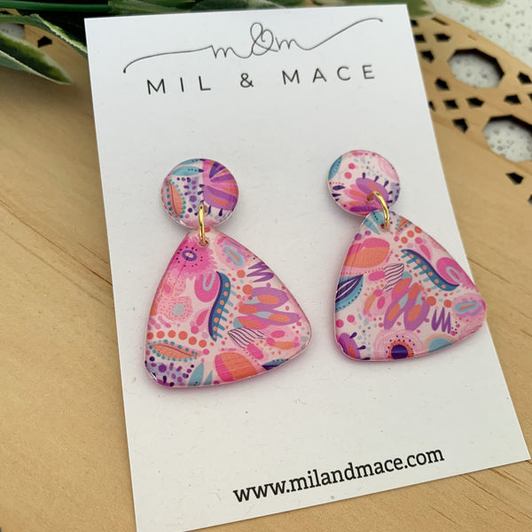 Flora Yupo Dangle Earrings