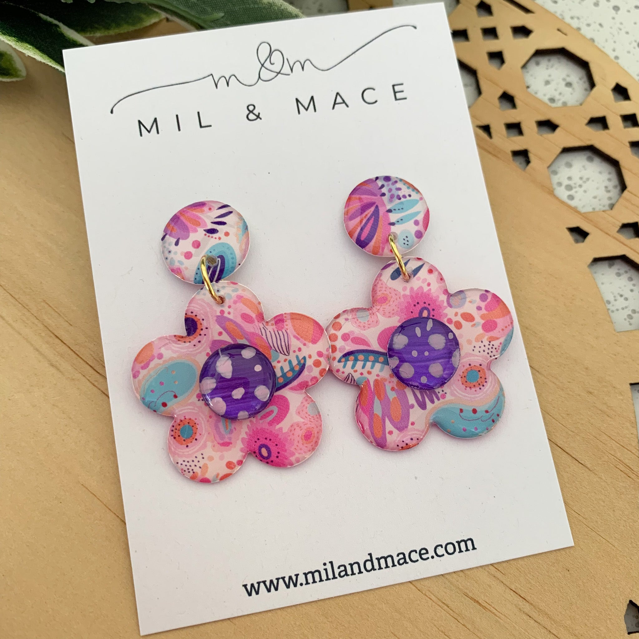 Flora Yupo Dangle Earrings