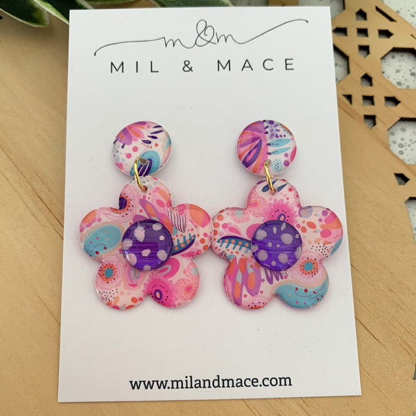 Flora Yupo Dangle Earrings