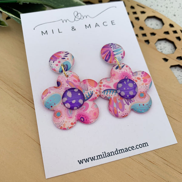 Flora Yupo Dangle Earrings